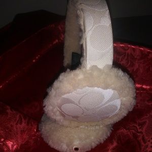 Coach earmuffs with headphone connect